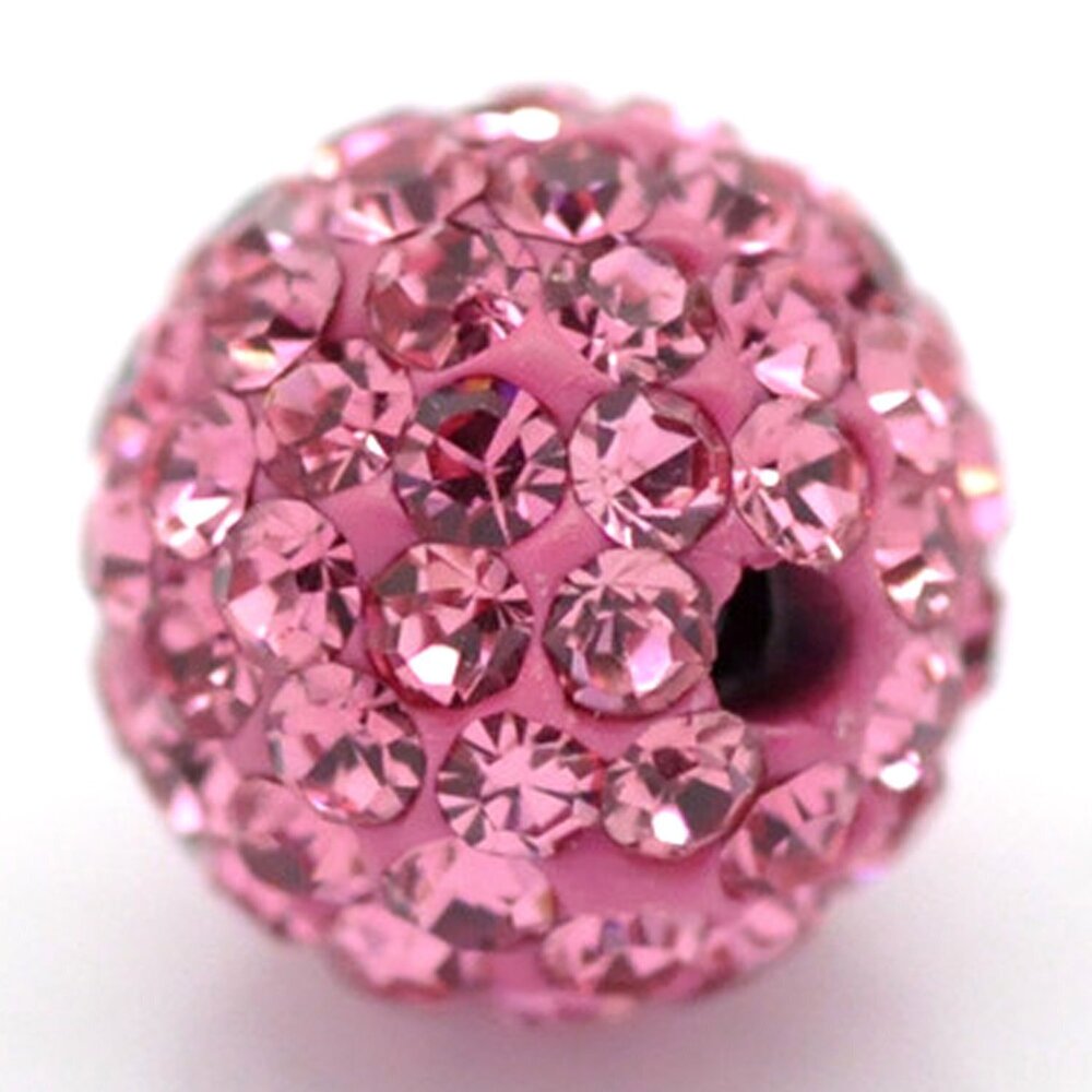 7176 Pave Czech Crystal Disco Ball Clay Beads fit Shamballa Jewelry 100pcs